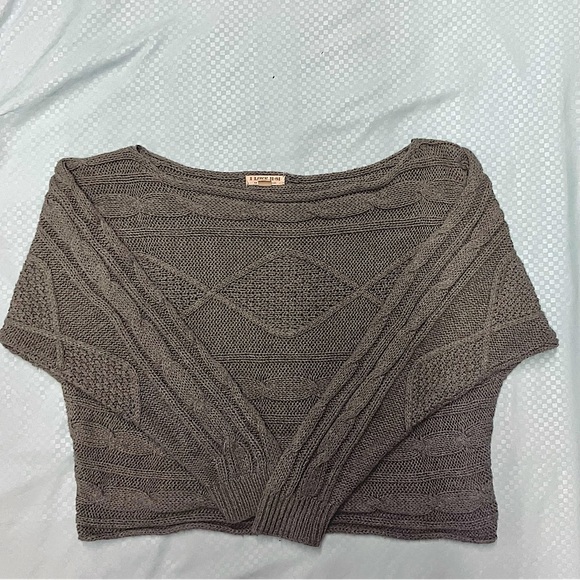 ‼️SOLD‼️ Vintage Y2K - Love H-81 Brand - Gray, Batwing, Boat Collar. Women’s Sm - Picture 6 of 8